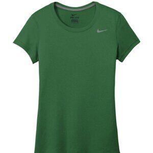NWT Nike Green "The Nike Tee" with Silver Swoosh